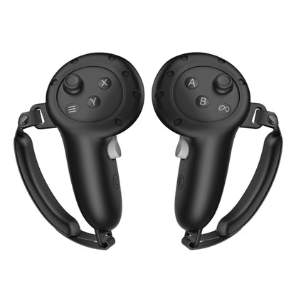 For Meta Quest 3 Handle Silicone Protective Cover VR Accessories(Black) - VR Accessories by buy2fix | Online Shopping UK | buy2fix