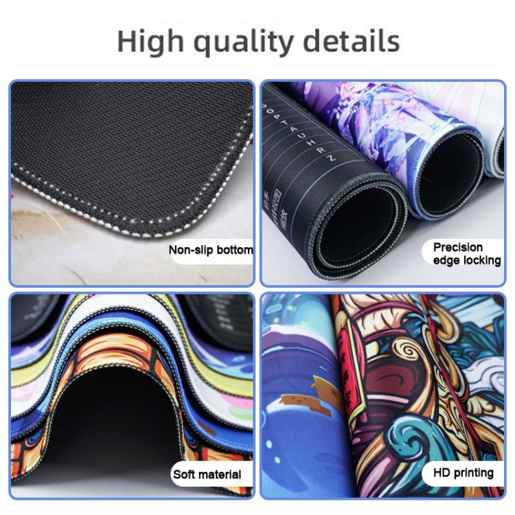 Large Abstract Mouse Pad Gamer Office Computer Desk Mat, Size: 400 x 900 x 2mm(Abstract Fluid 28) - Mouse Pads by buy2fix | Online Shopping UK | buy2fix