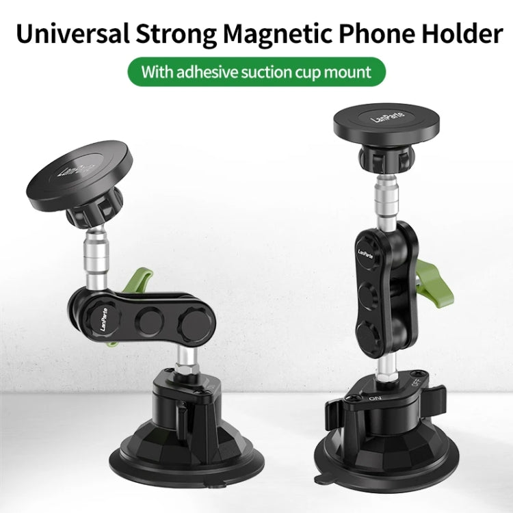 Lanparte Magnetic Car Phone Holder Adjustable Suction Cup Navigation Stand RBA-M01N - Car Holders by Lanparte | Online Shopping UK | buy2fix