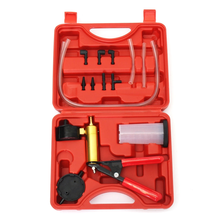 2 in 1 Brake Fluid Bleeder Change Hand Held Vacuum Pistol Pump Tester Kit - In Car by buy2fix | Online Shopping UK | buy2fix