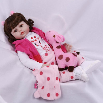 NPK Adorable Lifelike Silicone Baby Girl Doll - Model Toys by buy2fix | Online Shopping UK | buy2fix