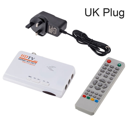 HDMI+AV OUT 1080P Digital Satellite Receiver  HD TV DVB-T-T2 TV Box AV Tuner Combo Converter with Remote Control, Support MPEG4(White) - Consumer Electronics by buy2fix | Online Shopping UK | buy2fix