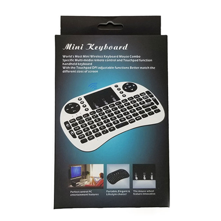 Support Language: Taiwanese i8 Air Mouse Wireless Backlight Keyboard with Touchpad for Android TV Box & Smart TV & PC Tablet & Xbox360 & PS3 & HTPC/IPTV - MINI PC Accessories & Gadgets by buy2fix | Online Shopping UK | buy2fix