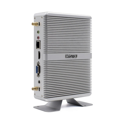 HYSTOU H2 Windows / Linux System Mini PC, Intel Core I5-7267U Dual Core Four Threads up to 3.50GHz, Support mSATA 3.0, 8GB RAM DDR3 + 512GB SSD (White) - Computer & Networking by buy2fix | Online Shopping UK | buy2fix