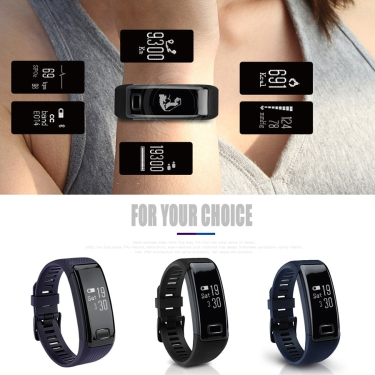 C9 0.71 inch HD OLED Screen Display Bluetooth Smart Bracelet, IP67 Waterproof, Support Pedometer / Blood Pressure Monitor / Heart Rate Monitor / Blood Oxygen Monitor, Compatible with Android and iOS Phones (Black) - Smart Wear by buy2fix | Online Shopping UK | buy2fix