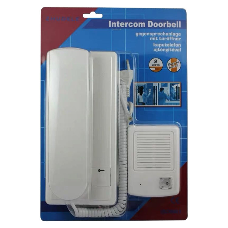 GF-808 Wired Non-visual Single-family Intercom Doorbell - Security by buy2fix | Online Shopping UK | buy2fix