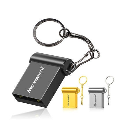 MiCRODATA 16GB USB 2.0 Computer and Car Two-use Mini U Disk (Black) - USB Flash Drives by MiCRODATA | Online Shopping UK | buy2fix