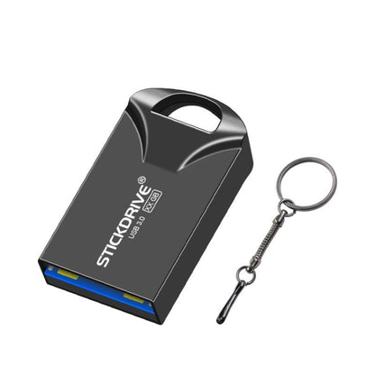 STICKDRIVE 128GB USB 3.0 High Speed Mini Metal U Disk (Black) - USB Flash Drives by STICKDRIVE | Online Shopping UK | buy2fix