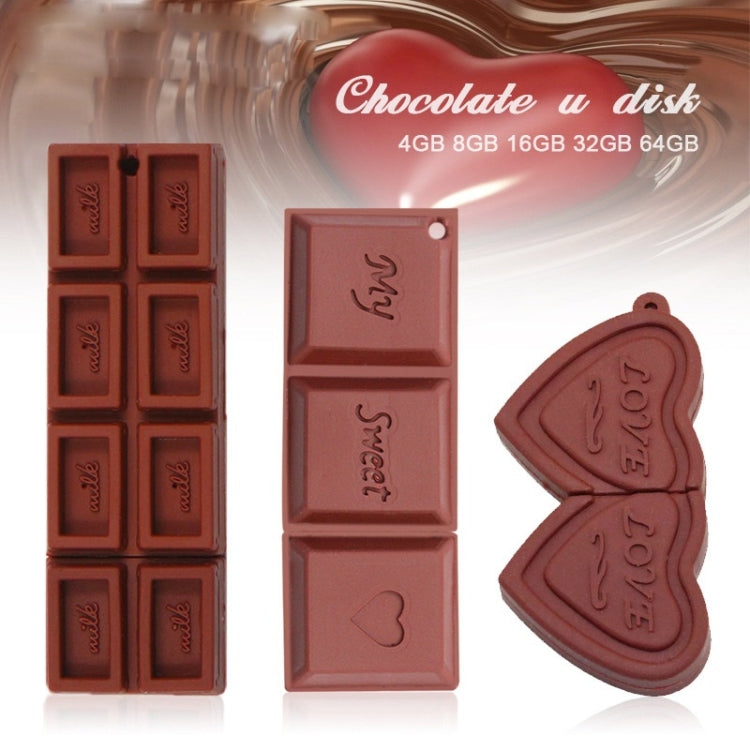 MicroDrive 32GB USB 2.0 Creative Chocolate U Disk - USB Flash Drives by MicroDrive | Online Shopping UK | buy2fix